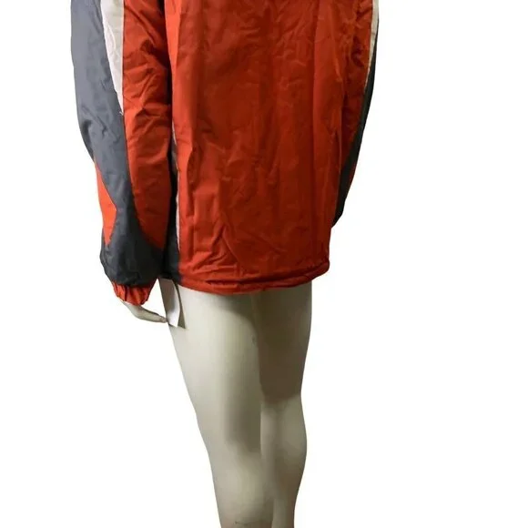 CHAPS MEN'S WATER RESISTANT FLEECE-LINED‎ HOODED JACKET /COAT LG NWT